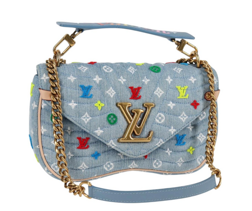Louis Vuitton Monogram Light Denim New Wave Bag