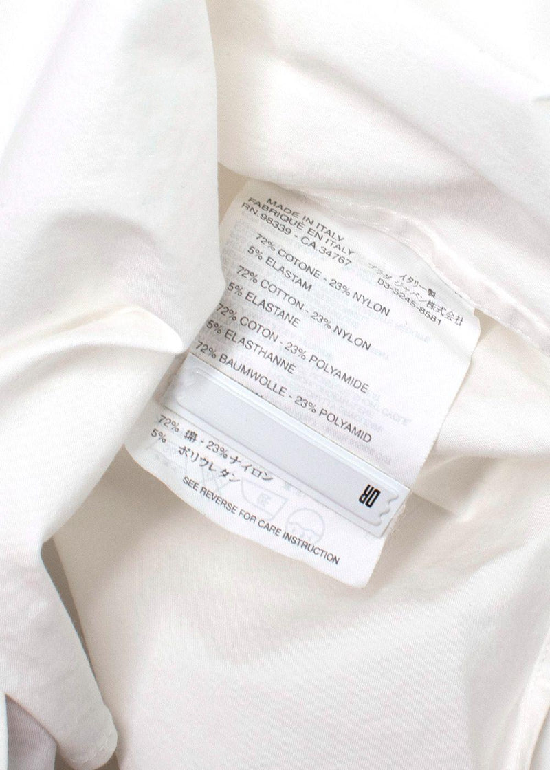 Prada White Classic Dress Shirt