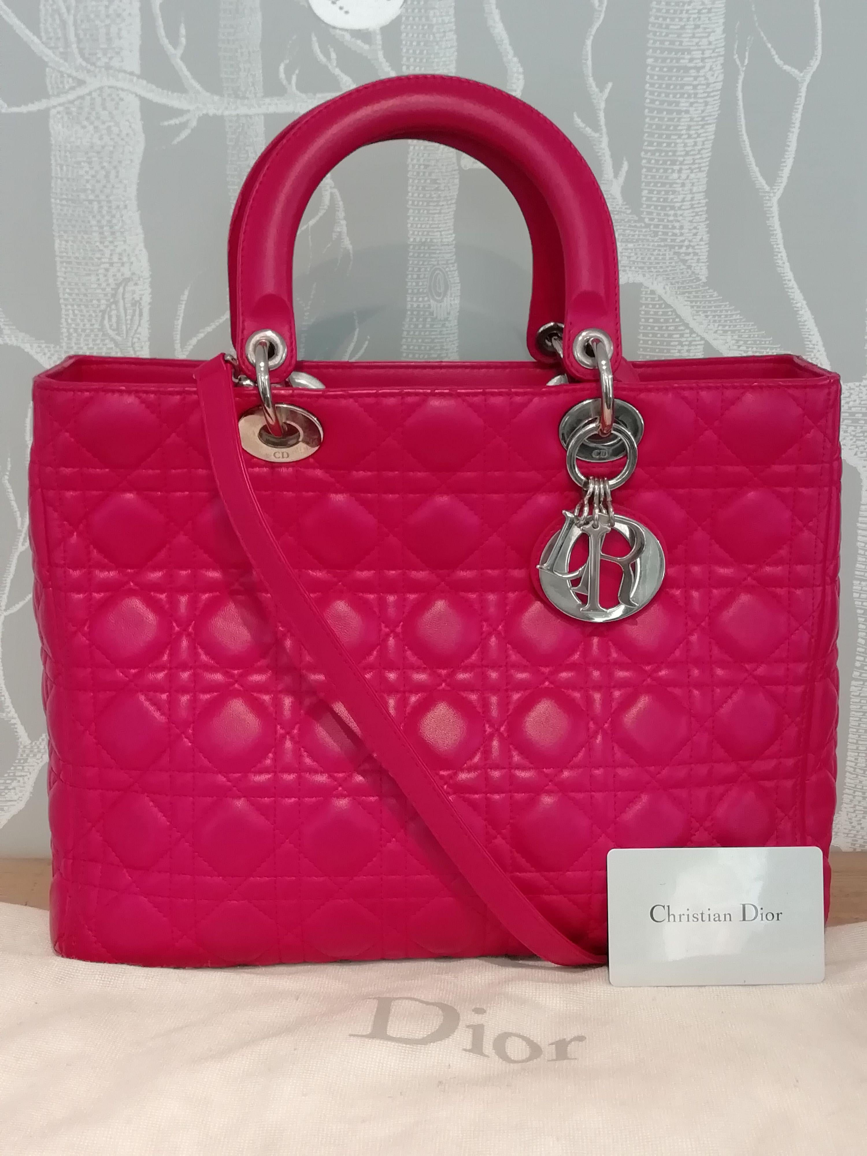 Dior Pink Large Lady Dior
