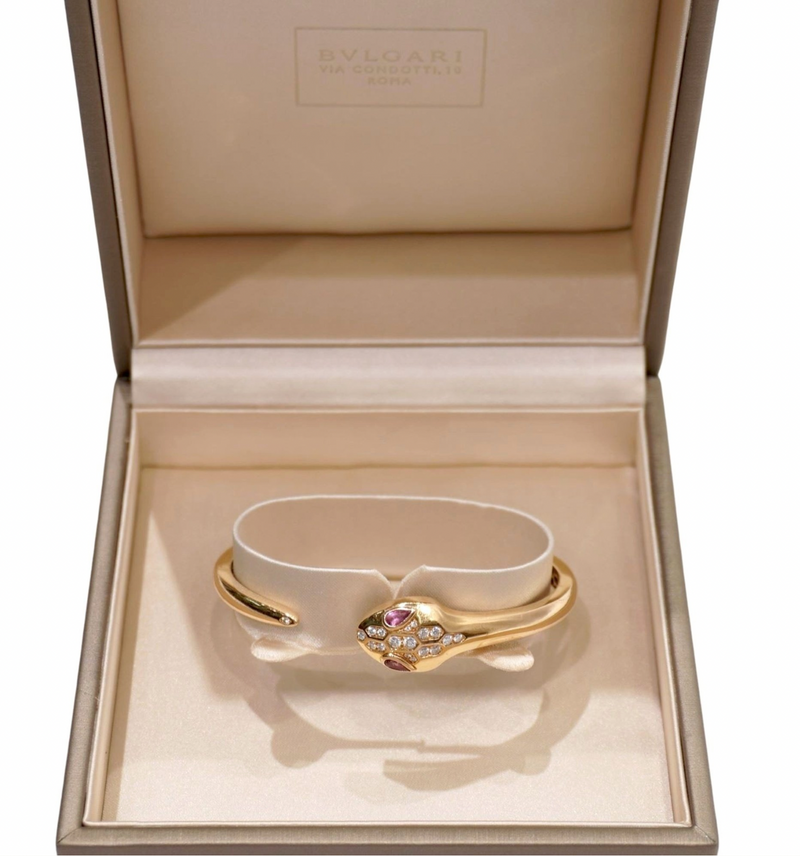 Bvlgari Serpenti Viper Ring in 18k Rose Gold