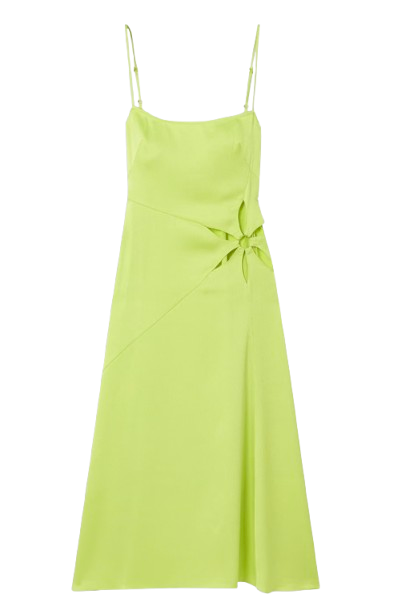Imogen Lime Midi Dress