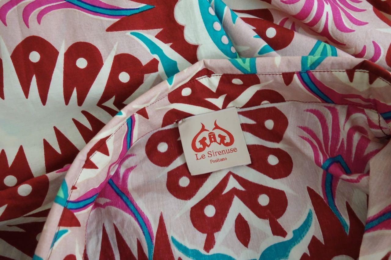 multicolour block print cotton dress