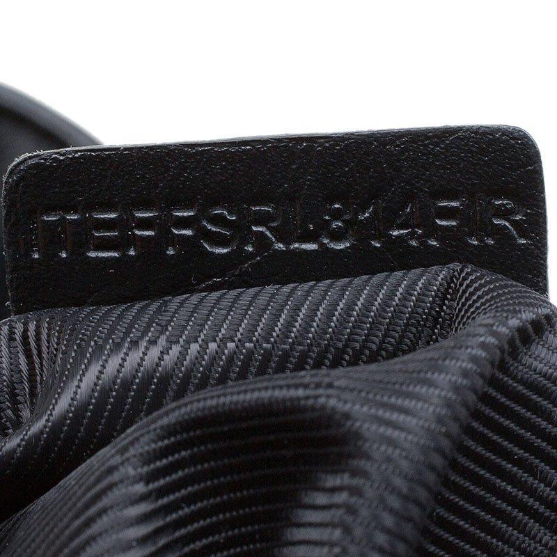 Black Quilted Classic Check Margaret Shoulder Bag