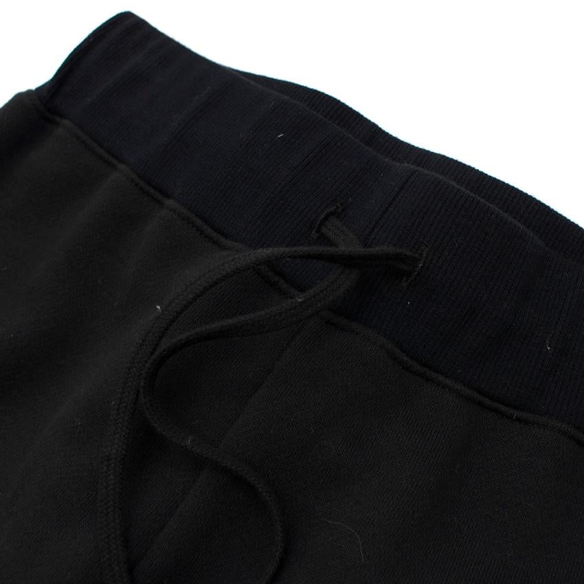 Madeleine Thompson Black & Leopard Cotton Joggers