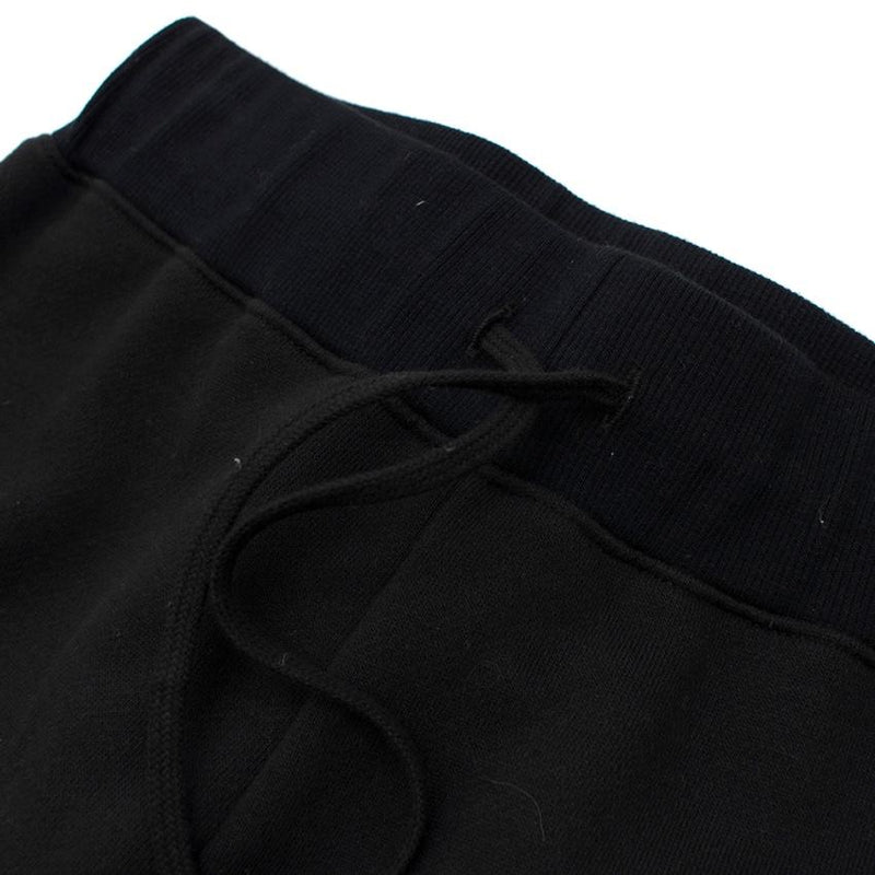 Madeleine Thompson Black & Leopard Cotton Joggers