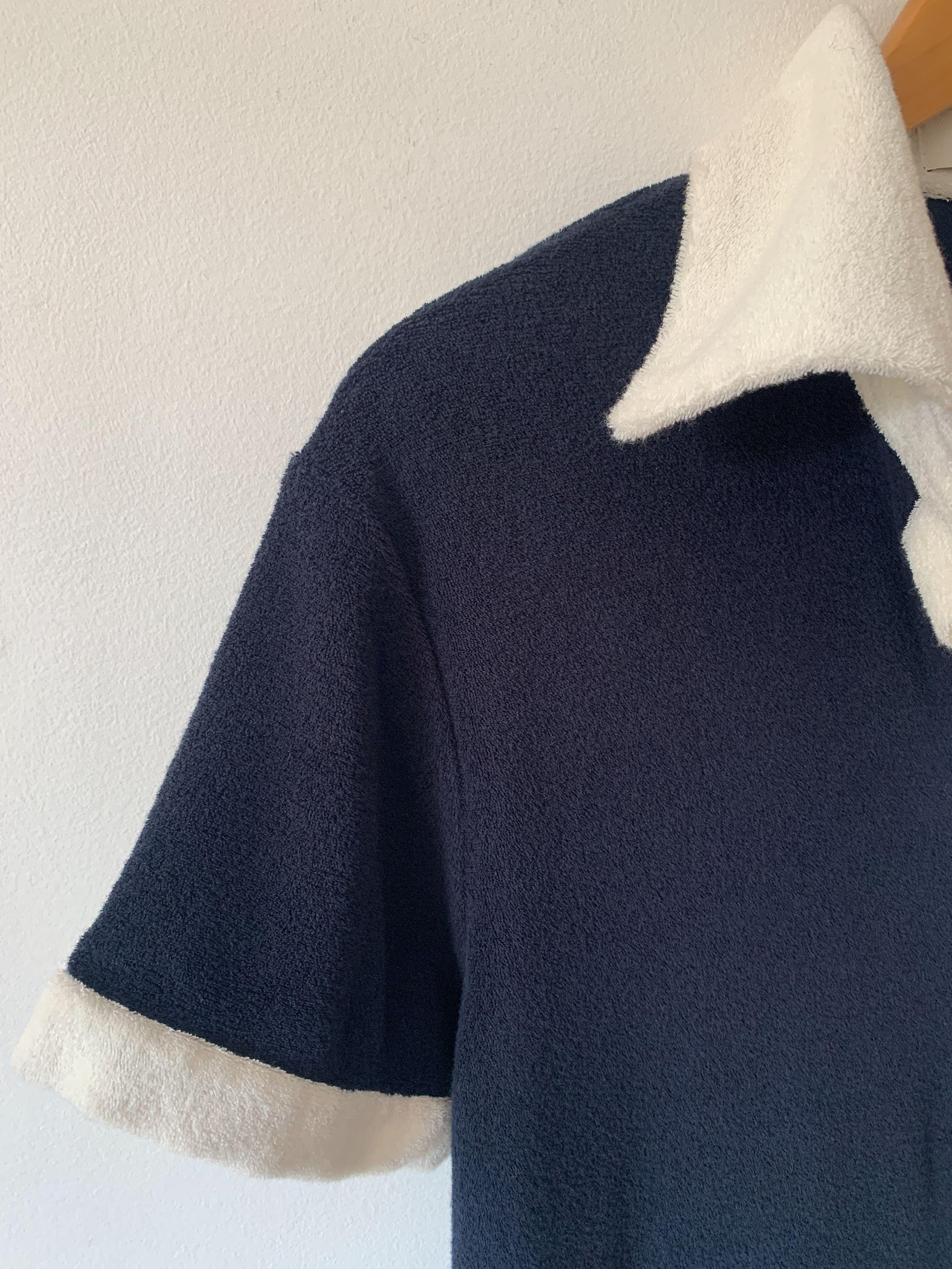 Giuliva Heritage Navy Towelling Dress