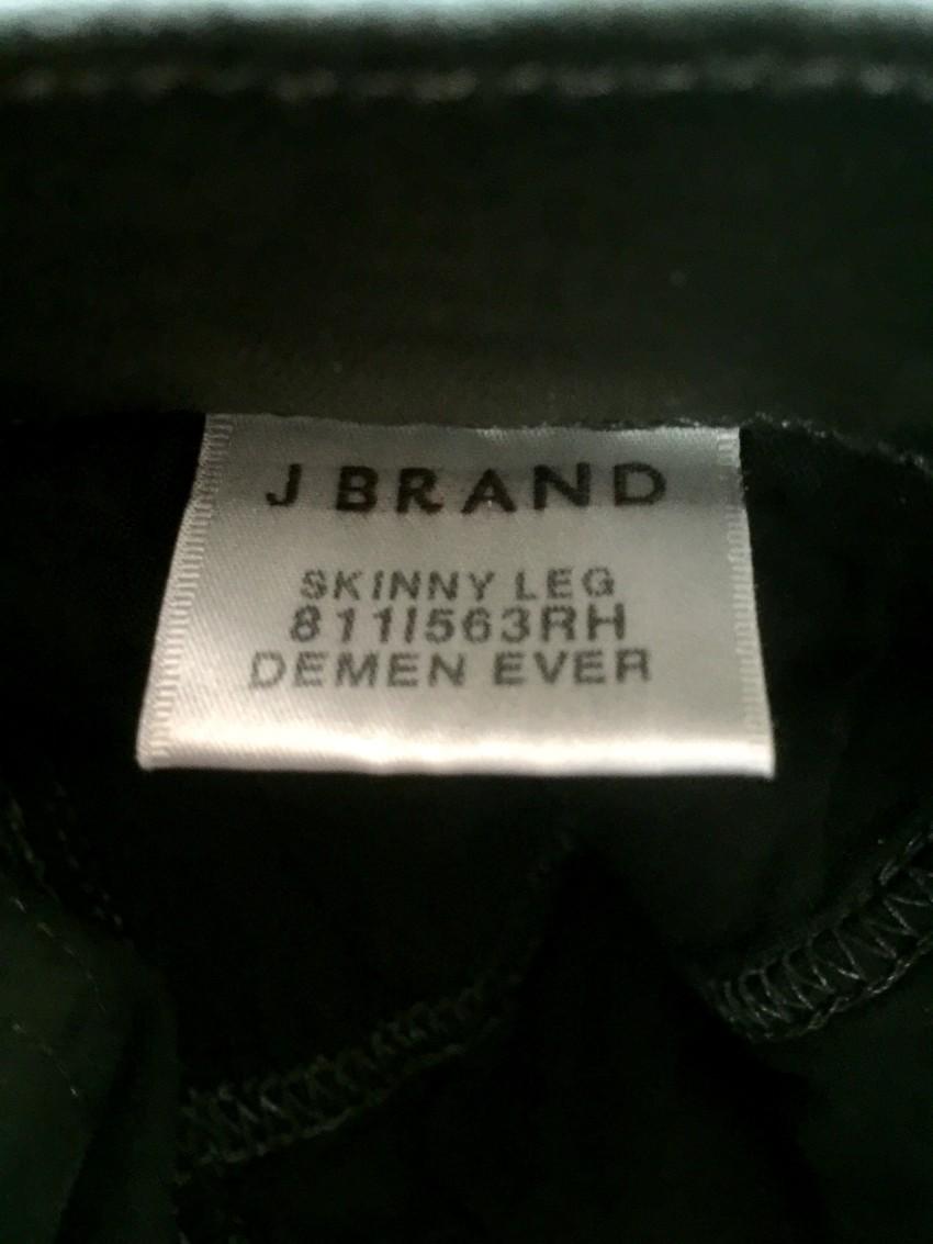 J Brand Alana High Rise Crop Jeans in Demented Evergreen