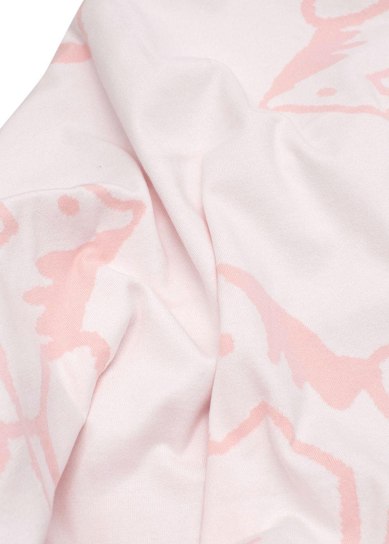 Hermes Pink/White Adada Baby Blanket