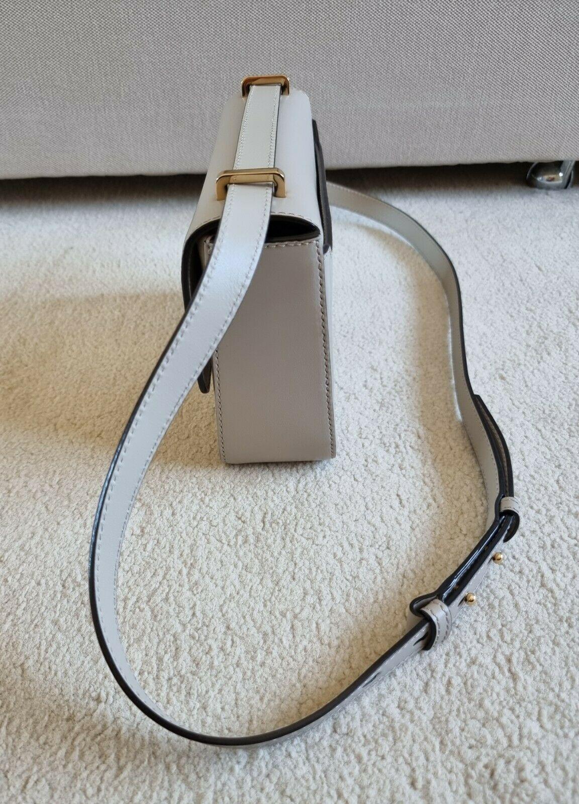 Grey leather Janelle bag
