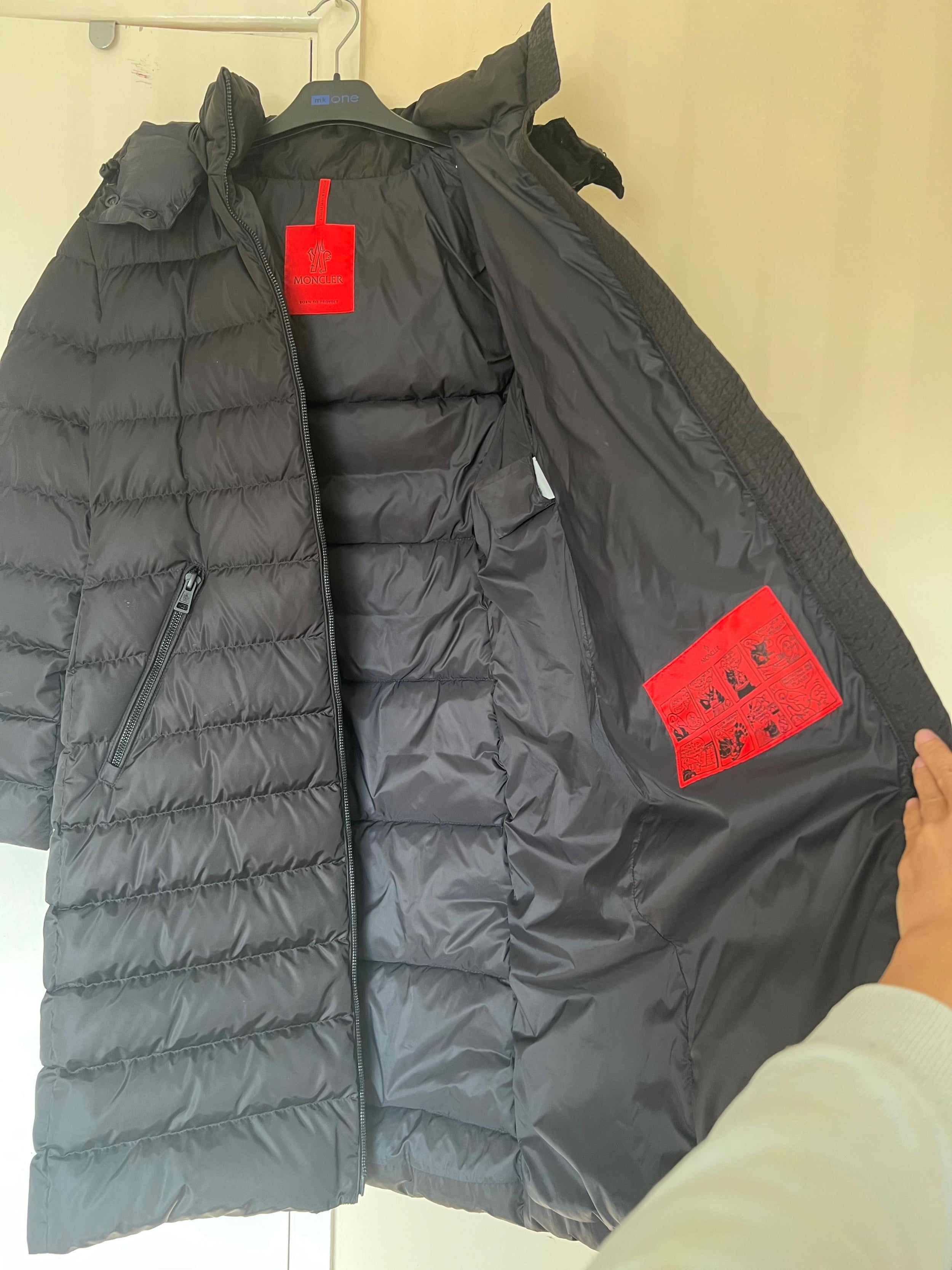 Moncler Black Long Coat