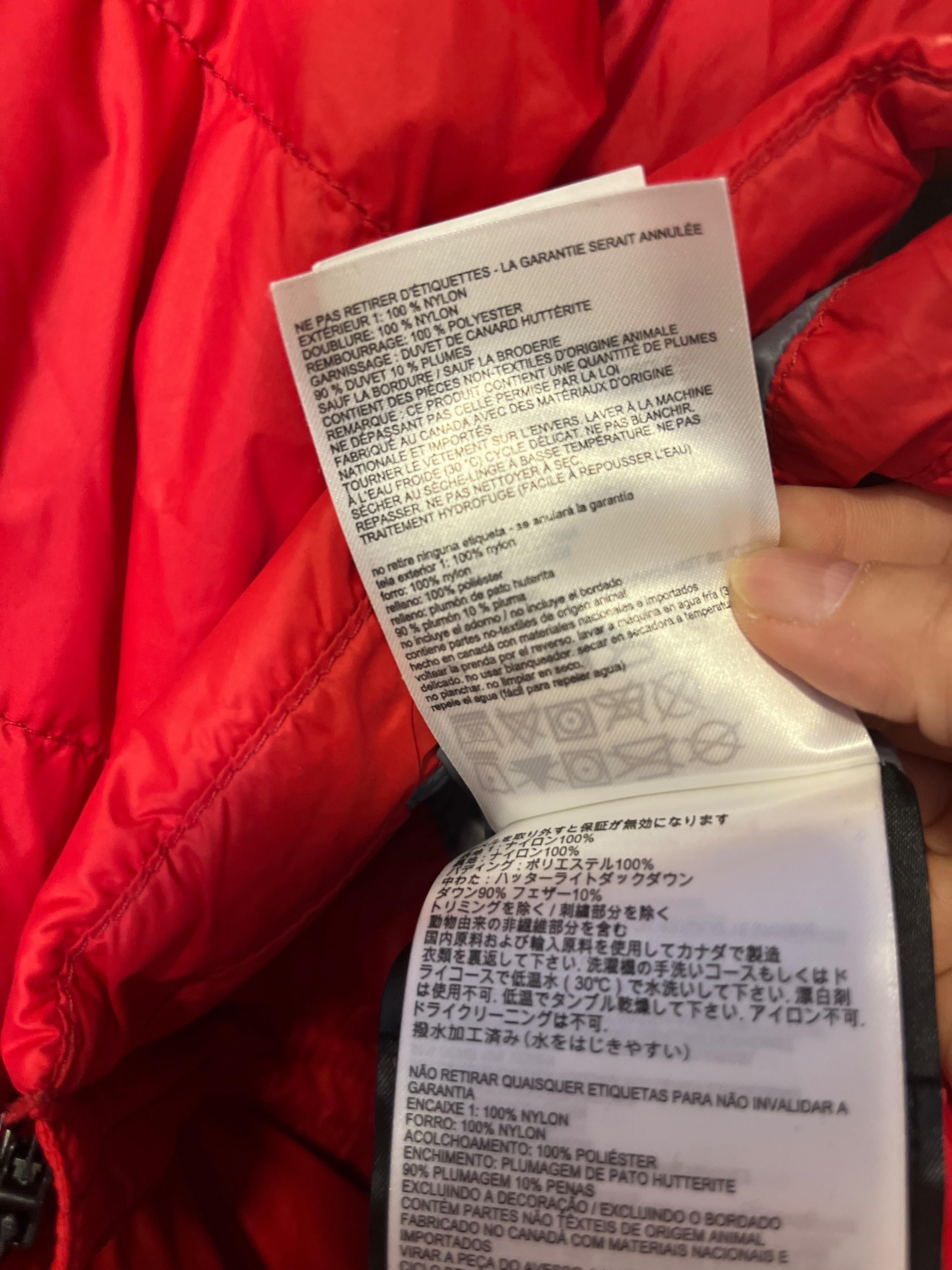 Canada Goose Red Abbot Puffer Coat