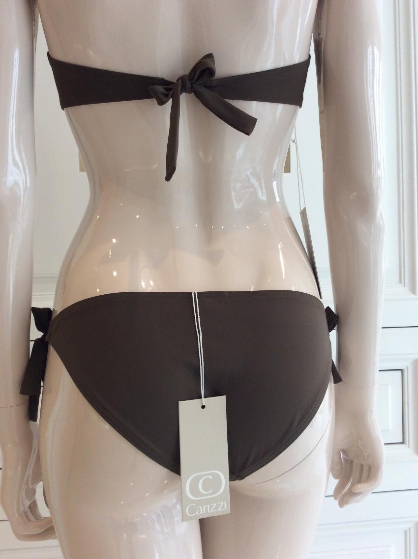 Carizzi Couture Khaki Bandeau Bikini