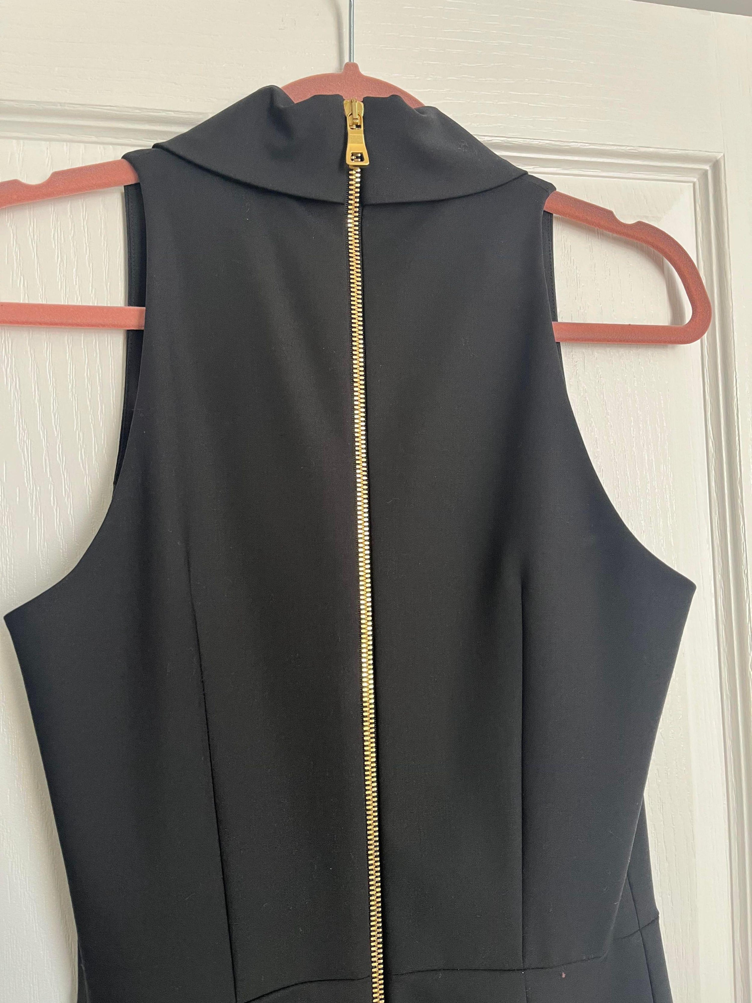sleeveless double breasted jumpsuit