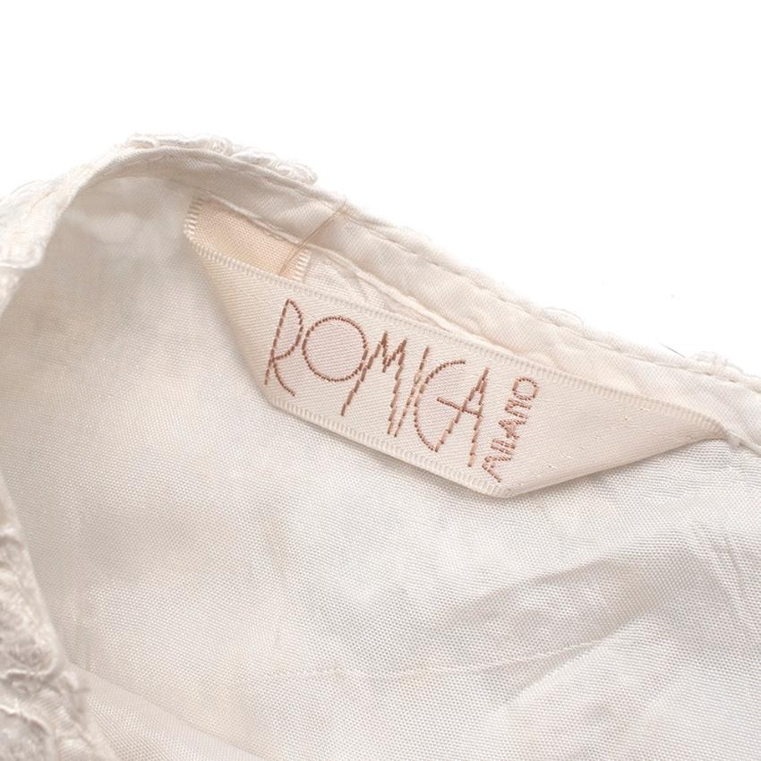Romiga Ivory Lace Long Sleeve Top