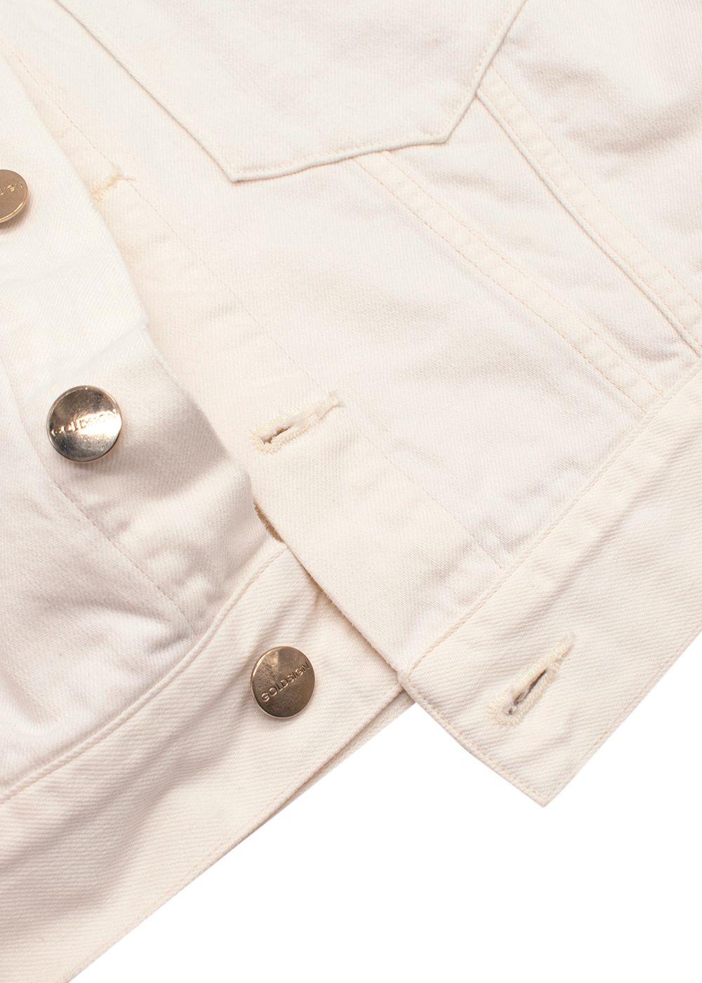Goldsign Ecru Denim Jacket