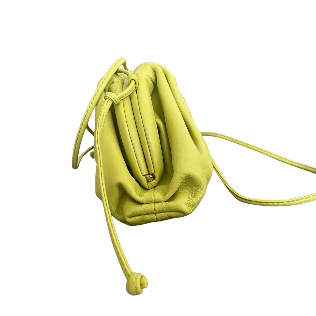 The Mini Pouch Kiwi Nappa Clutch Bag