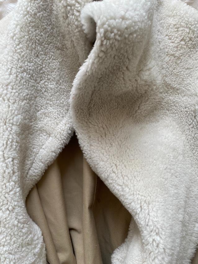 Sharon Wauchob Shearling Lined Cotton Trench Coat