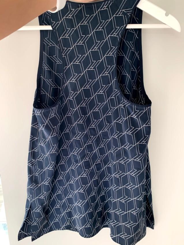 Rag & Bone Navy Printed Sleeveless Top