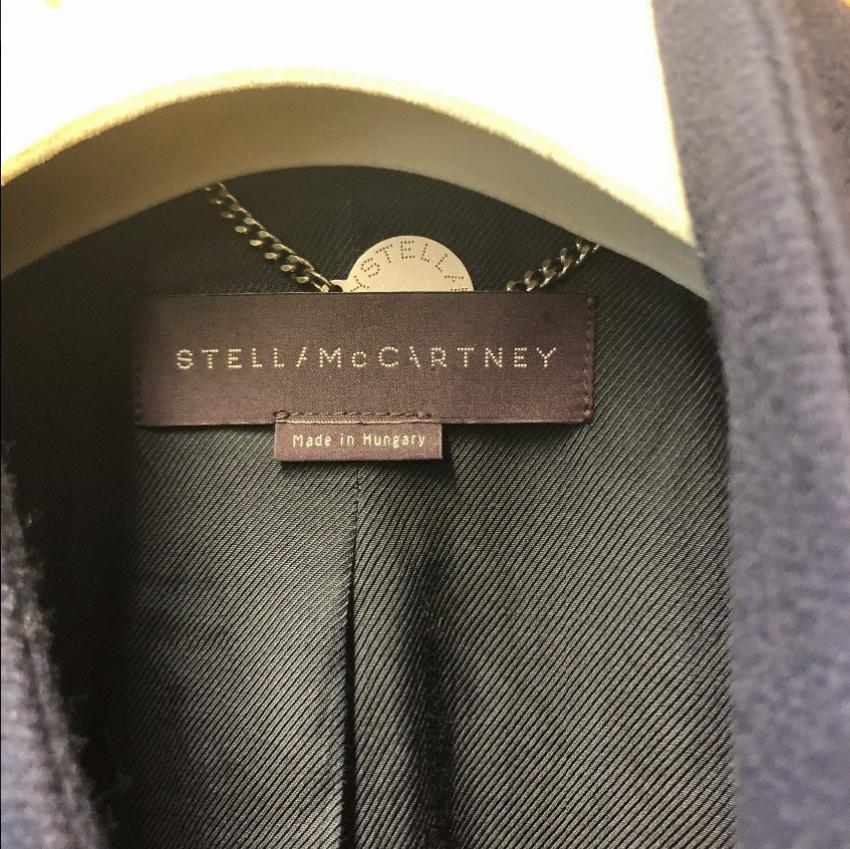 Stella Mccartney Navy Single Breasted Jacket