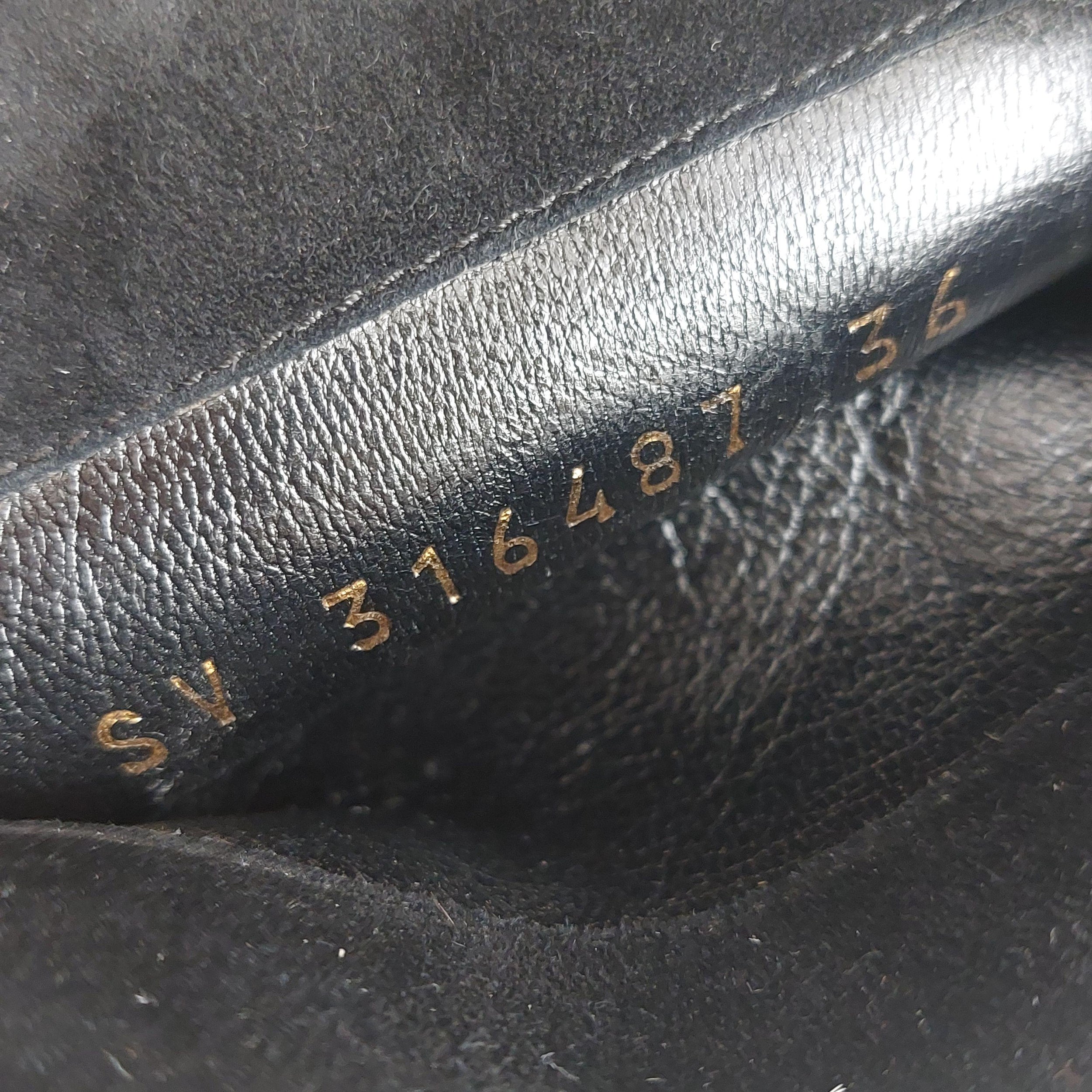 Saint Laurent Black Suede Fold Over Ankle Boots