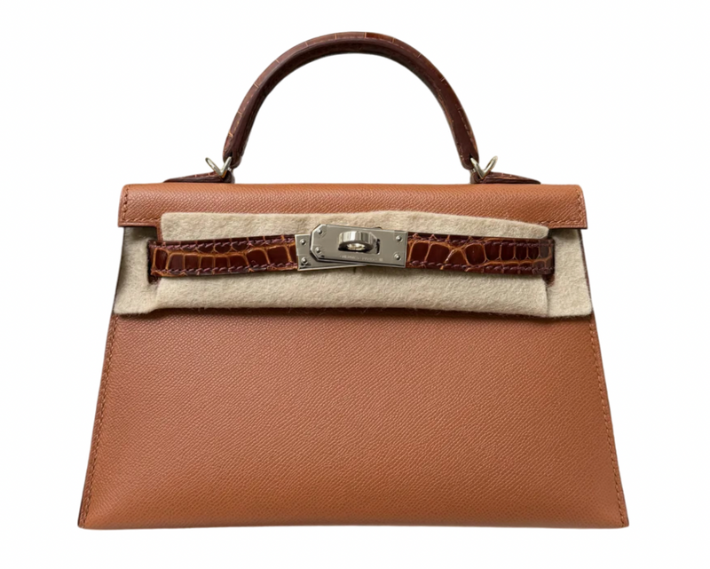 Touch Madame Gold & Mississippiensis Alligator Miel Kelly 20cms Palladium Hardware