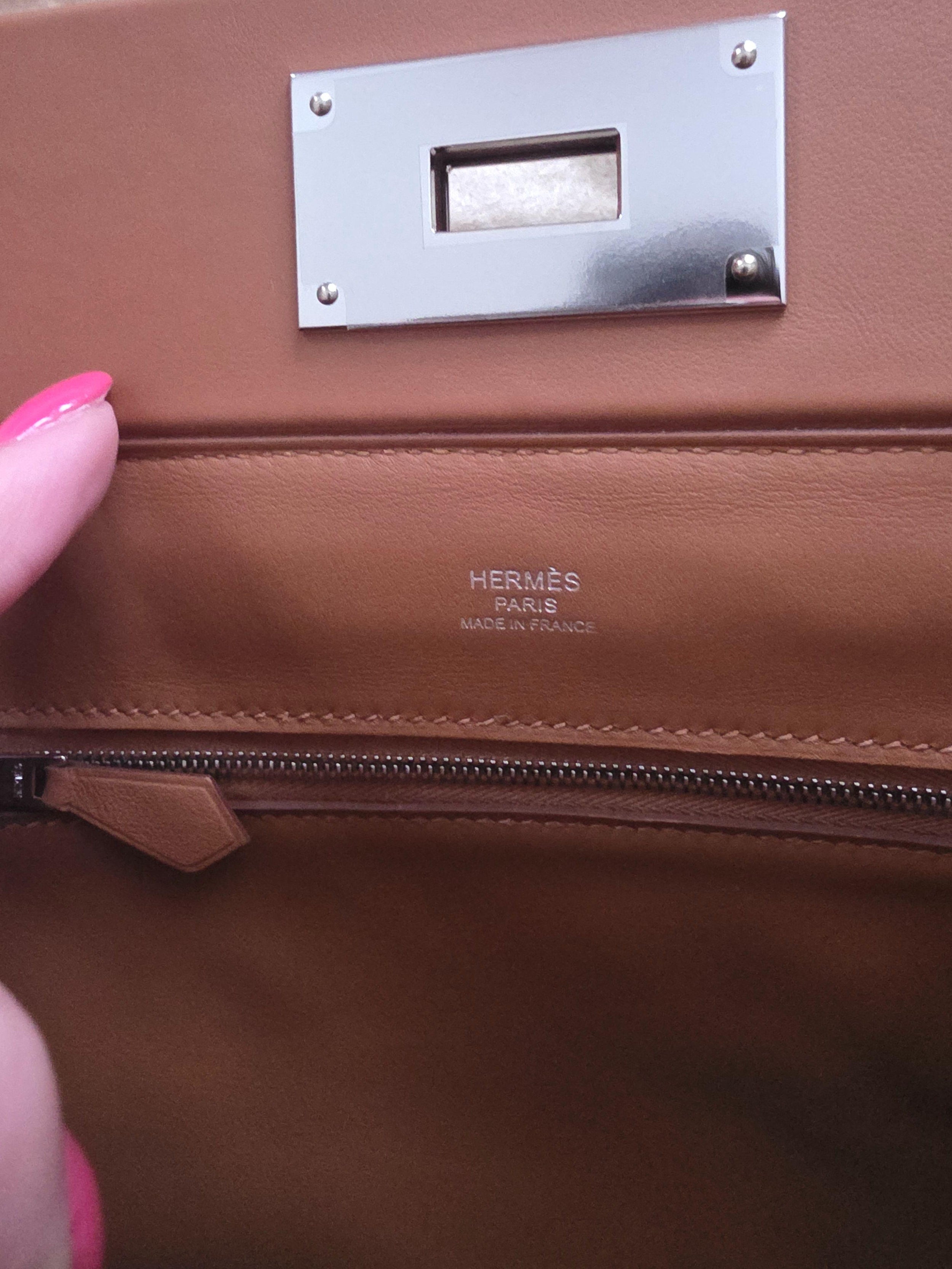 Hermés Tan 24/24 21 Grizzly Bag