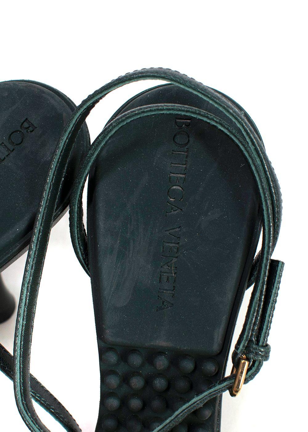 Inkwell Dot Embellished Leather Sandals