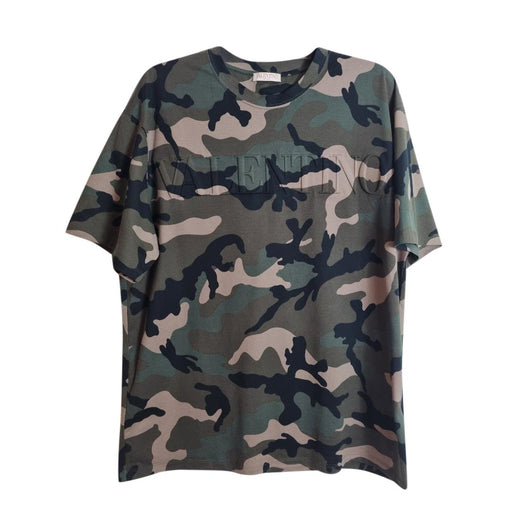 Valentino Camo Print T-Shirt