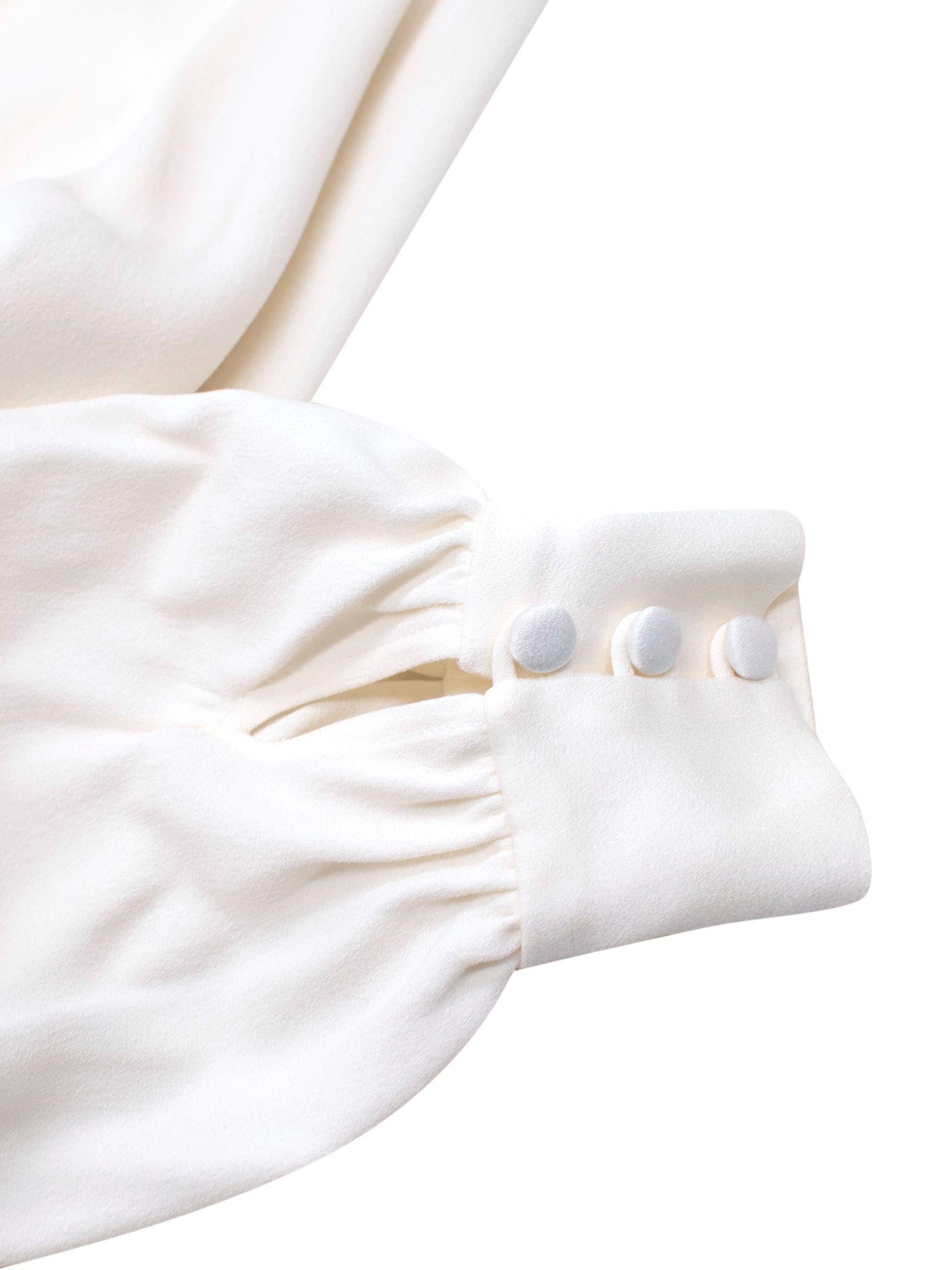 GOAT White Crepe Jumpsuit