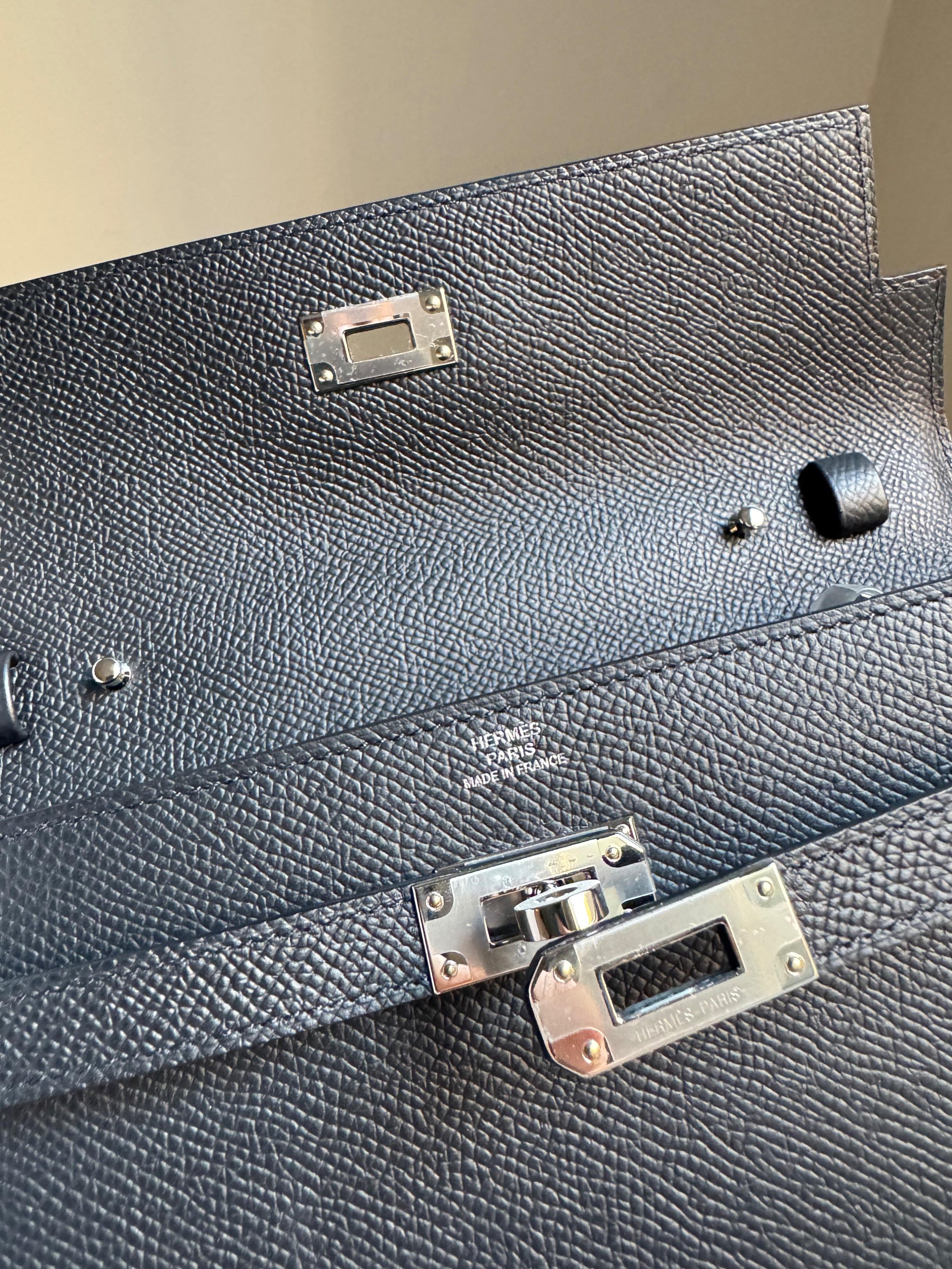 Hermes Black Epsom Kelly To Go