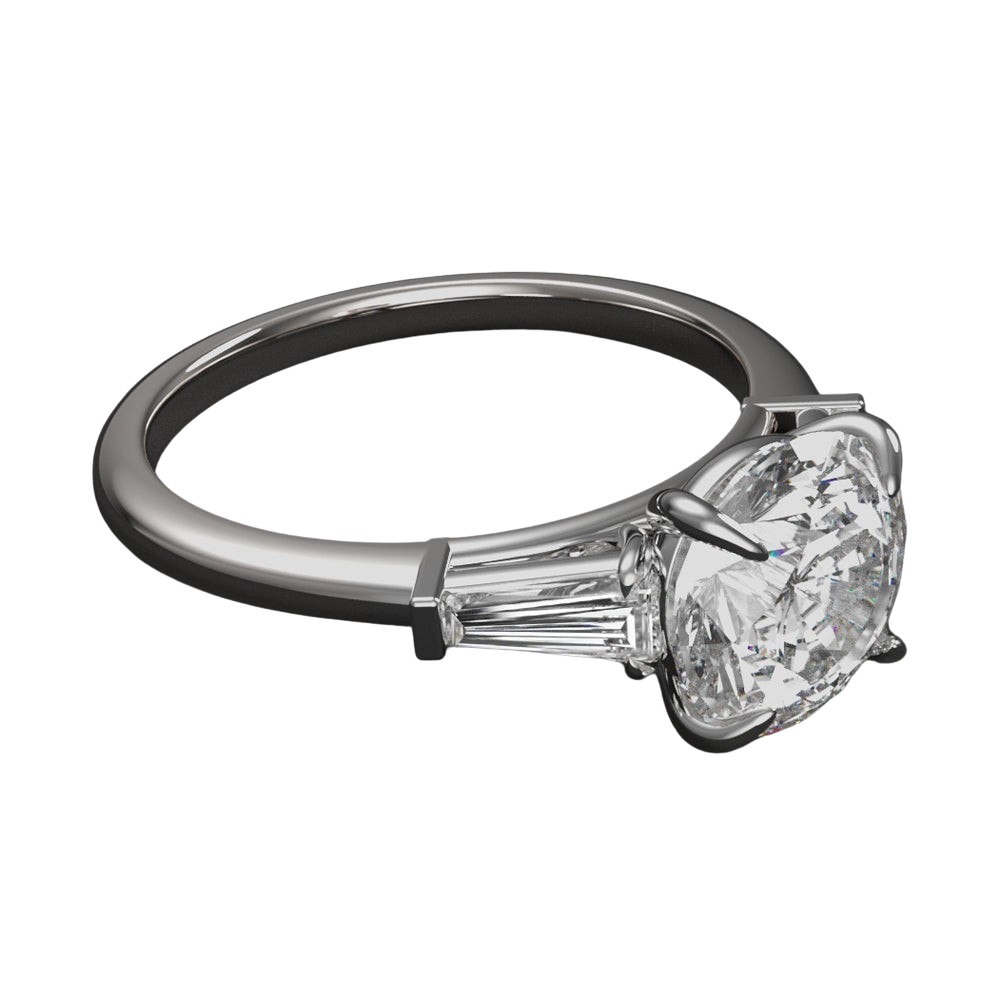 2 Carat Radiant Cut Lab Grown Diamond Ring