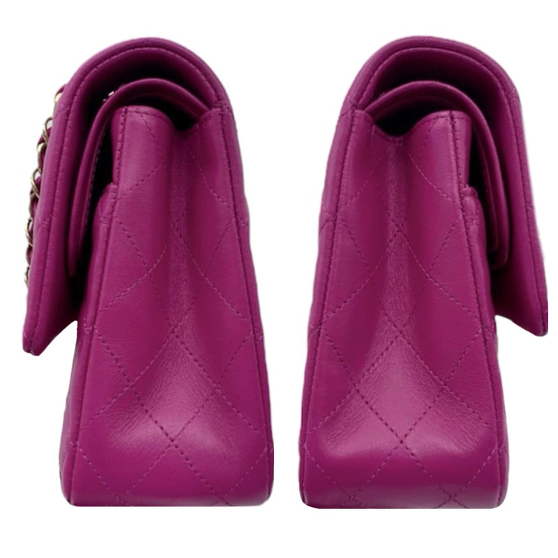 Chanel Pink Medium Lambskin Double Flap Bag