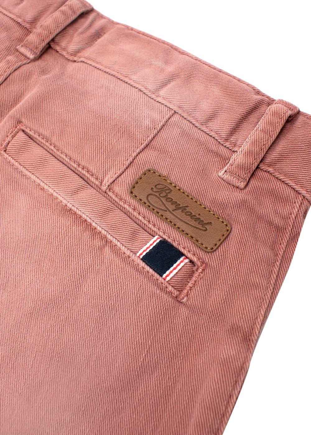 Kids 8Y Washed Pink Denim Shorts