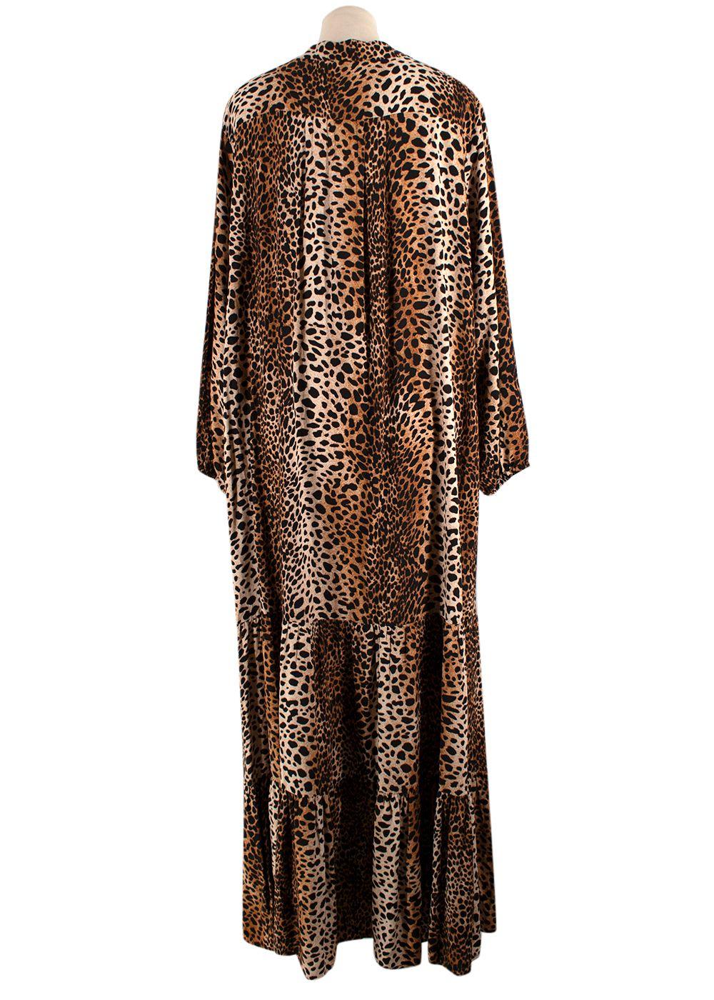 Melissa Odabash Leopard Print Maxi Dress