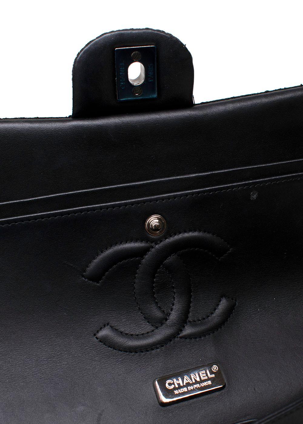 Chanel Black Metier D'Arts Embellished Medium Flap Bag