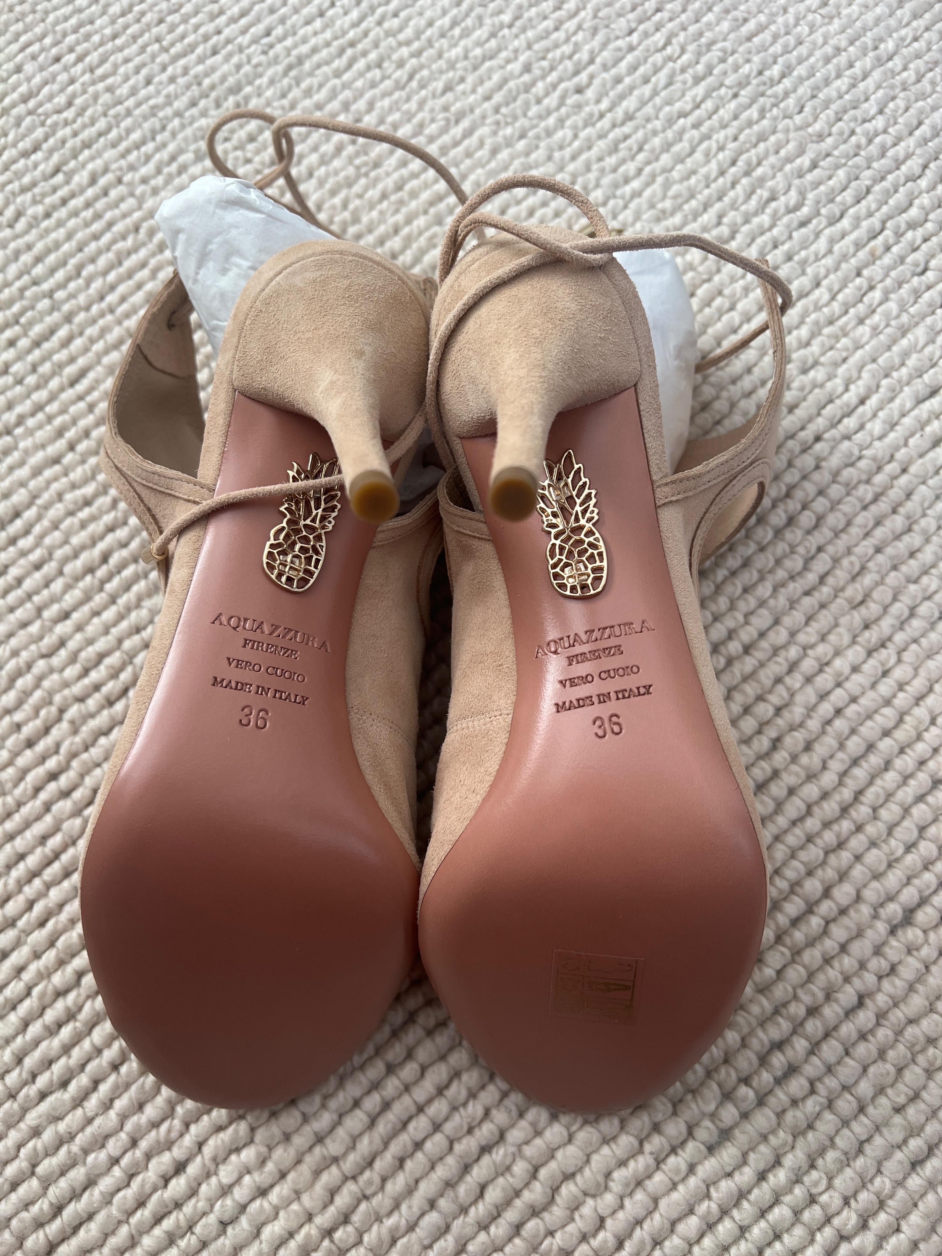 Light Grey Suede Sexy Thing 85mm Sandals