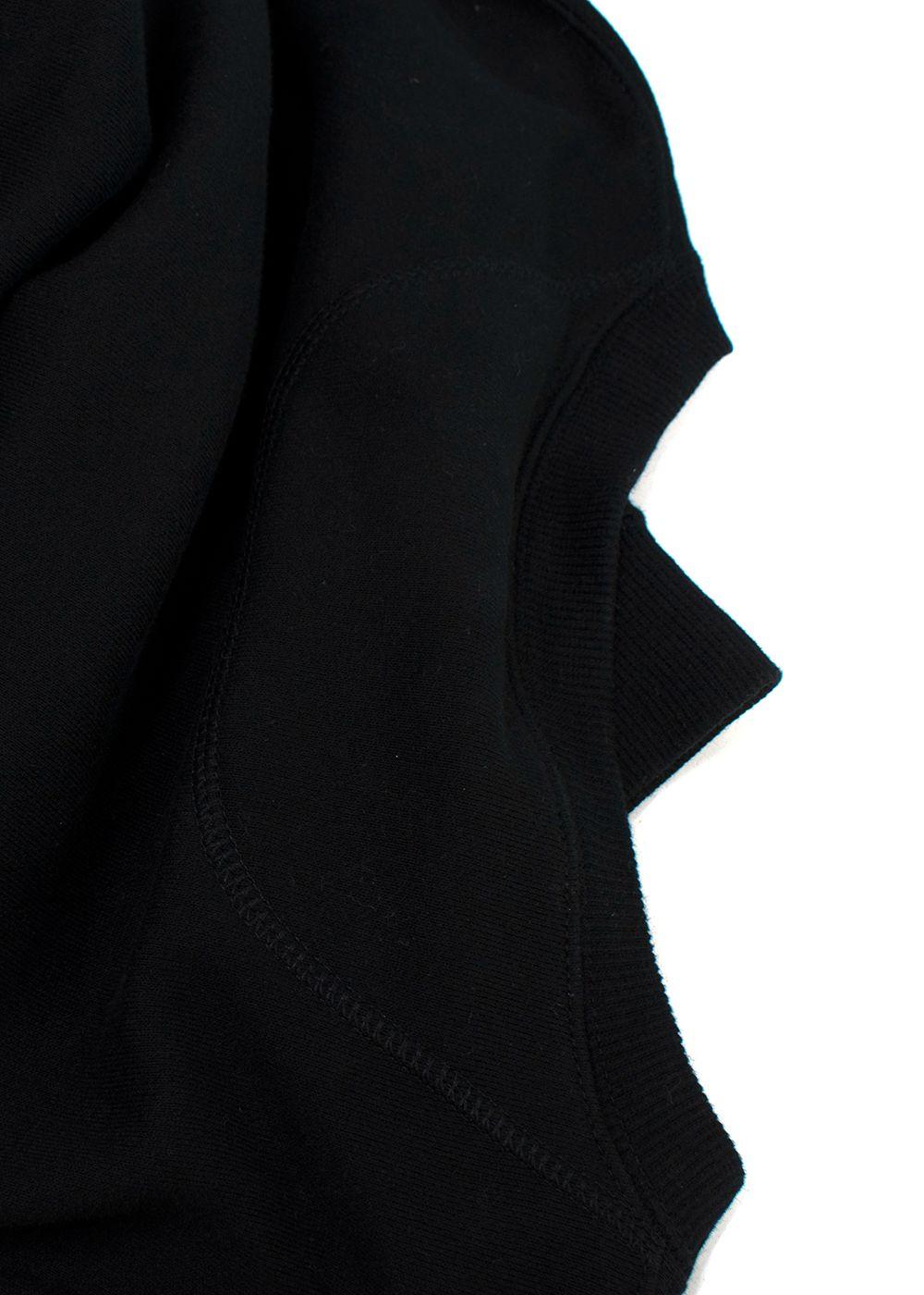 Marc Jacobs Black & Gold Beaded Logo Sweatshirt