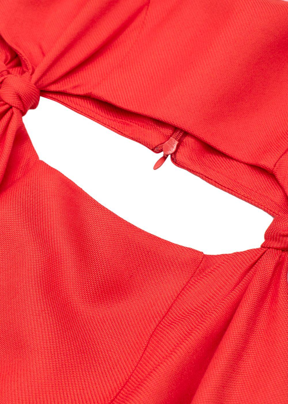 Bondi Born Sunset Orange Cut Out Maxi Dress
