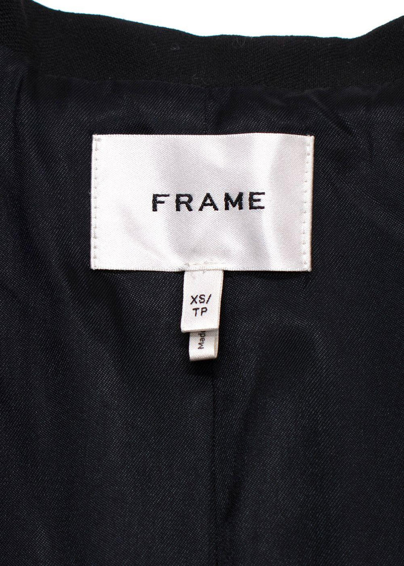 Frame Black Single Breasted Blazer