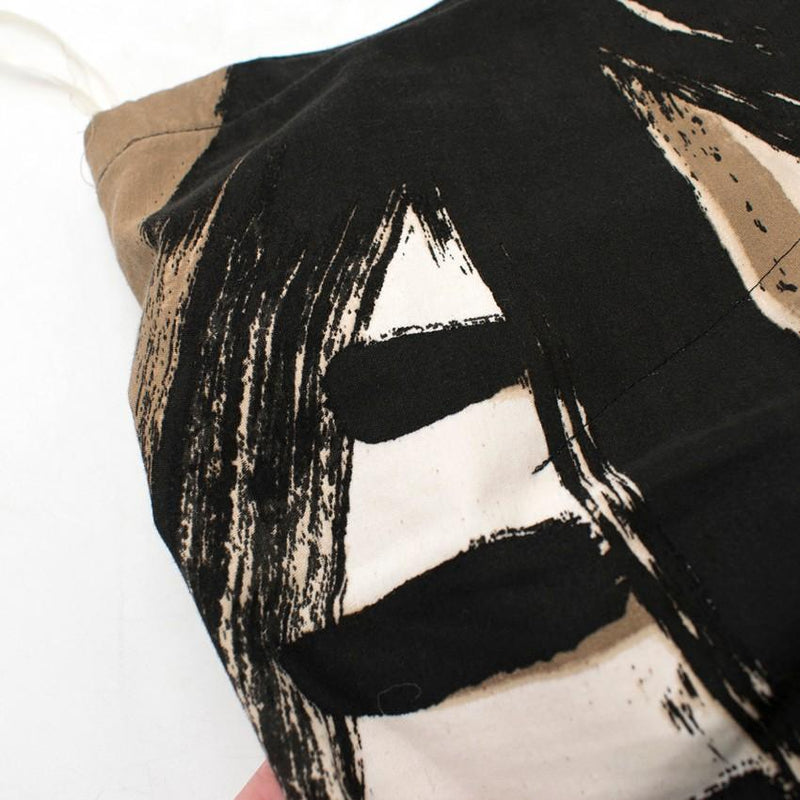 Donna Karan Side-Gathered Abstract-Print Mini Skirt