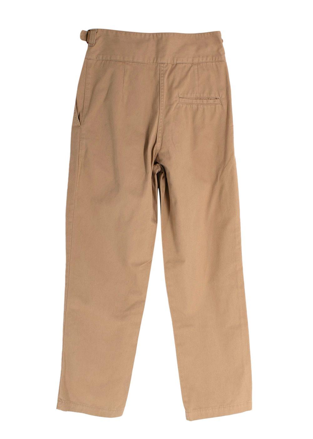 Loewe Beige Buckle Detailing Trousers