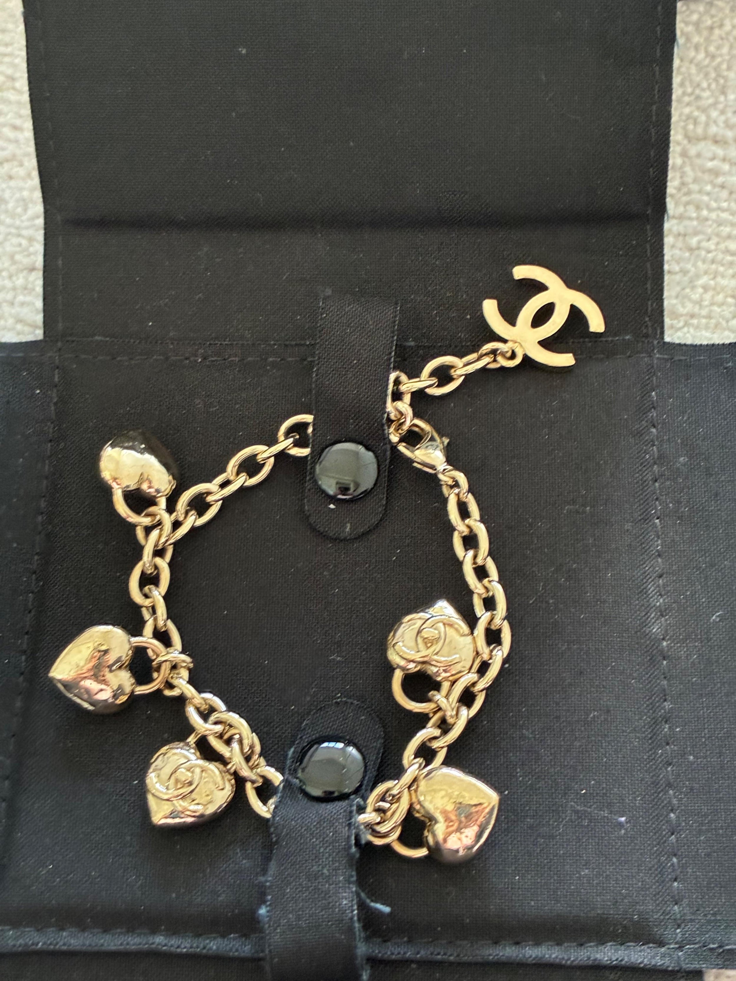 Chanel CC Lock Charm Bracelet