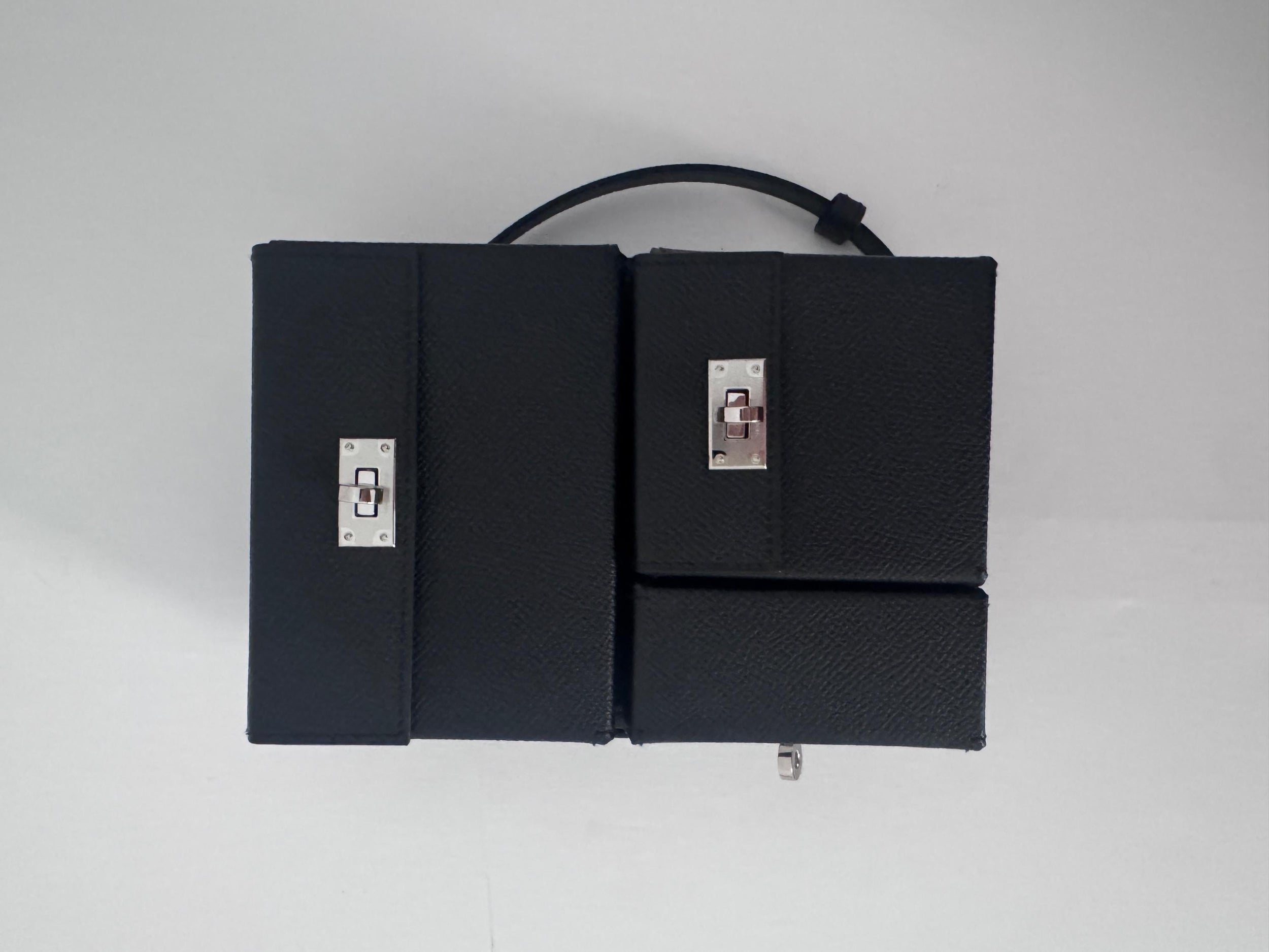 Hermes Limited Edition Black Kelly Multipocket