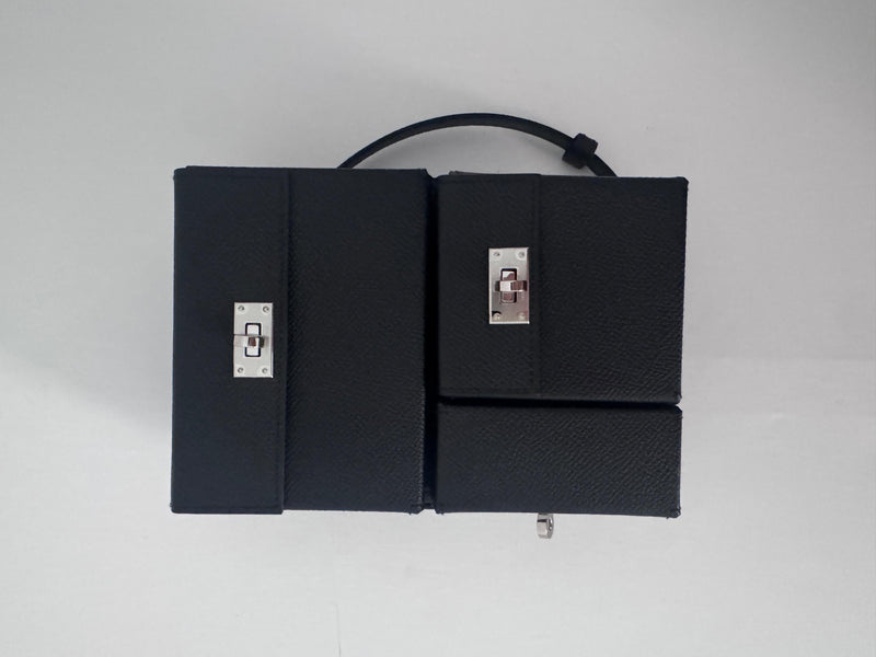 Hermes Limited Edition Black Kelly Multipocket