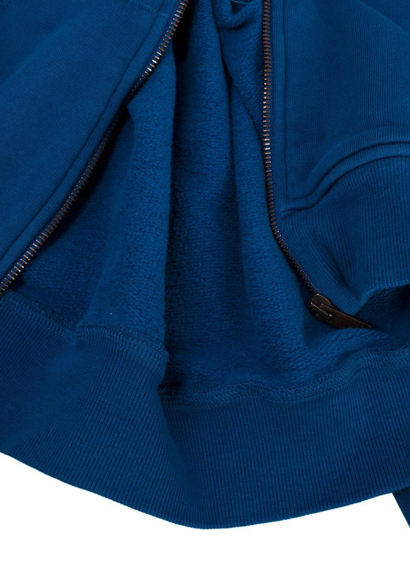 Saint Laurent Blue Zip Up Hoodie