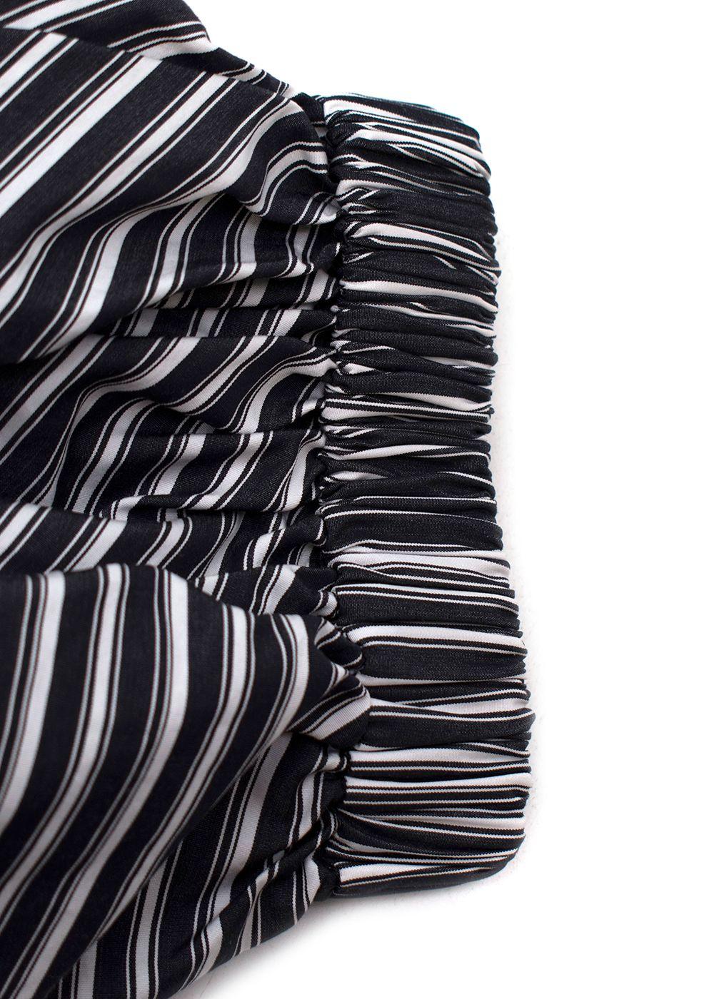 Striped Off-Shoulder Dress