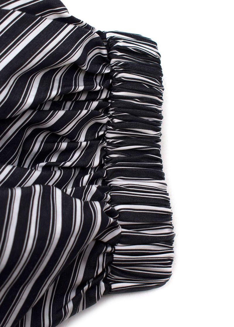 Striped Off-Shoulder Dress