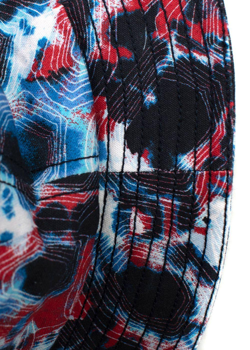 Thorsun Kids Blue and Red Tortoise Print Bucket Hat