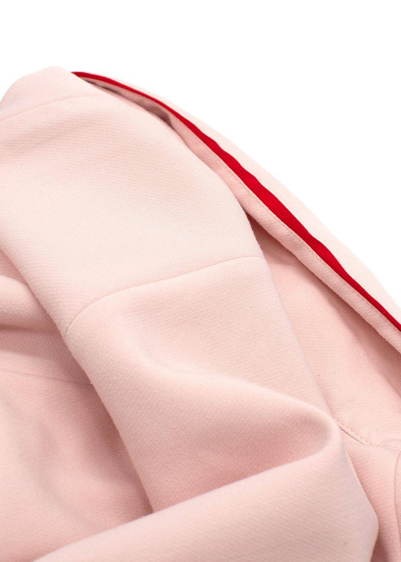 Sleeper Pink and Red Trim Belted Stretch Robe