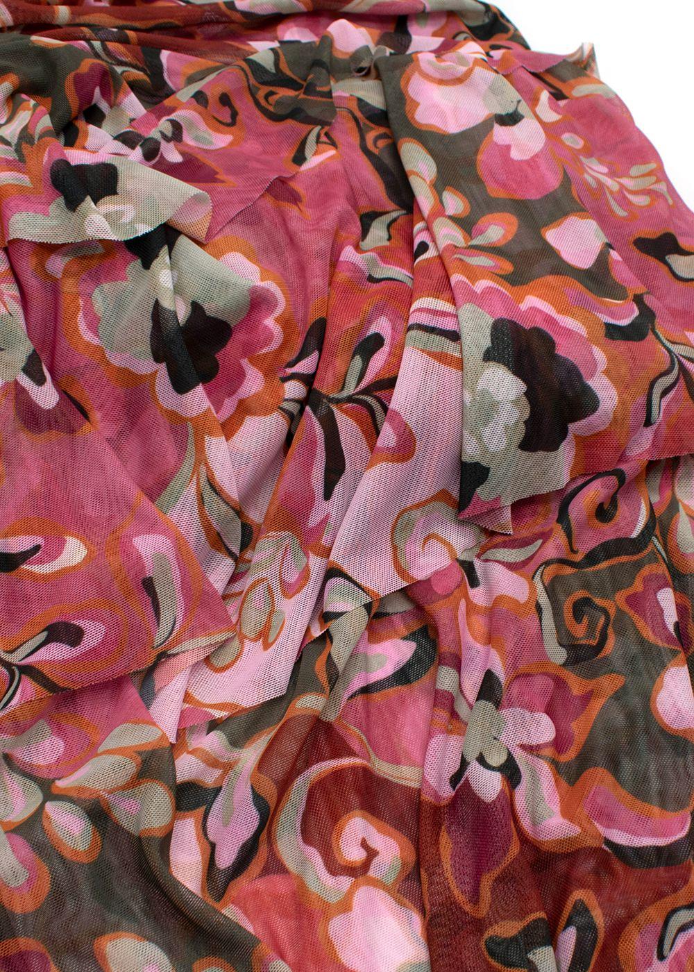 Misa Los Angeles Floral Resort Batik Mesh Alethea Dress